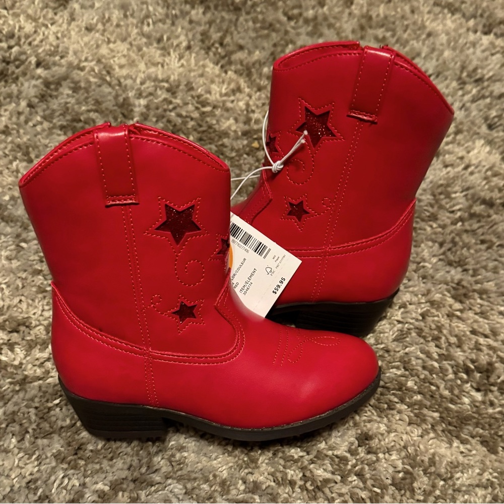 Gymboree Toddler Star Cowgirl Boots NWT Sz 9